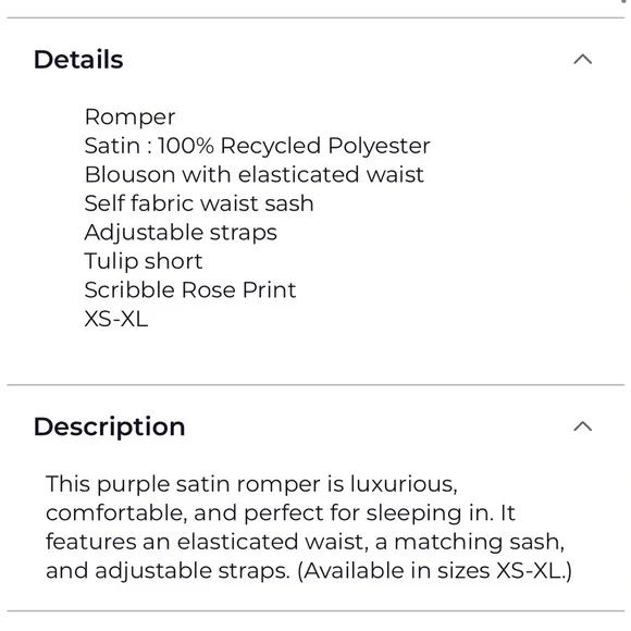 Adore Me Karrina Floral Satin Sleep Romper - Picture 4 of 12